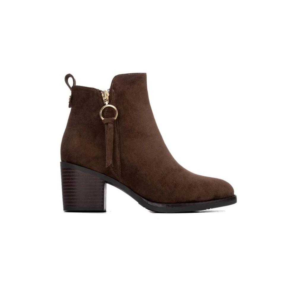 Botines de Tacón Mujer XTI 146261 Kaki