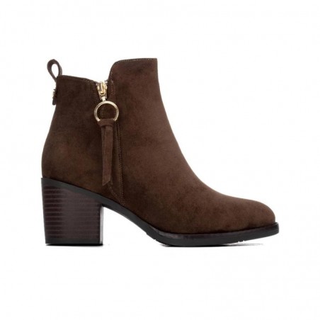 Botines de Tacón Mujer XTI 146261 Kaki