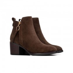 Botines de Tacón Mujer XTI 146261 Kaki