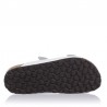 Sandalias Planas Inter-bios 7206 Mujer Blanco