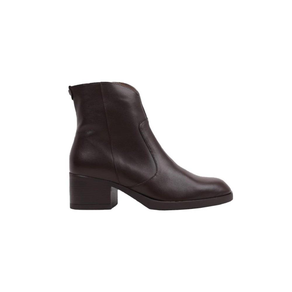 Botines de Tacón Mujer Wonders 6253 Marron