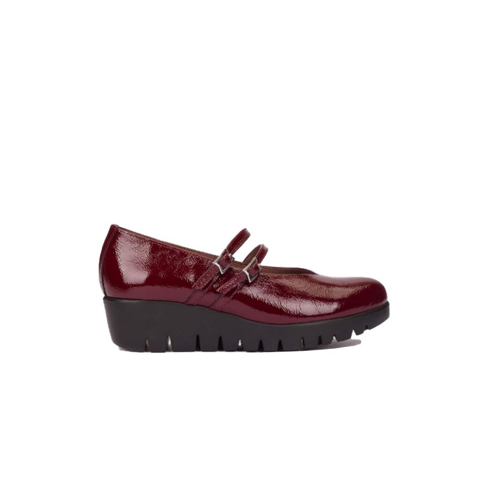 Zapatos Planos Mujer Wonders 33362 Burdeos