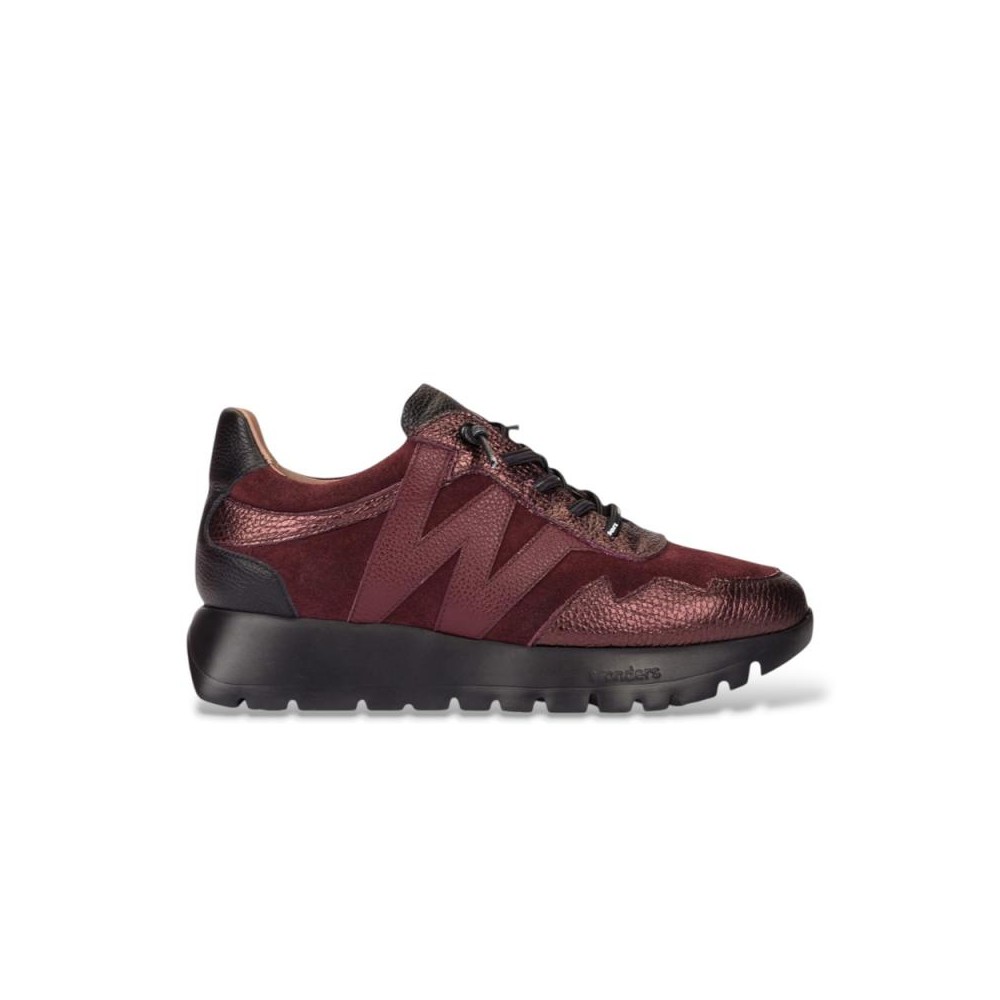 Sneakers Mujer Wonders 24110 Burdeos