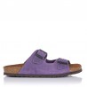 Sandalias Planas Inter-bios 7206 Mujer Morado