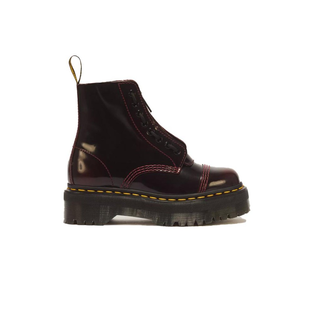 Botas Planas Mujer Dr. Martens Sinclair Burdeos