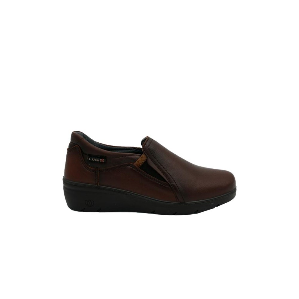 Zapatos Casual Mujer Laura Azaña 26801 Cuero
