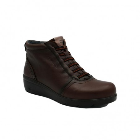 Botines Planos Mujer Laura Azaña 26847 Cuero