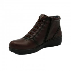 Botines Planos Mujer Laura Azaña 26847 Cuero