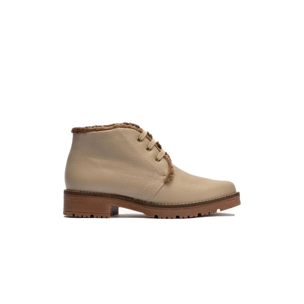 Botines Planos Mujer Pitillos 11566 Taupe