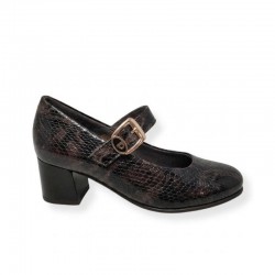 Merceditas Mujer Pitillos 11641 Marron