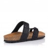 Sandalias Planas Inter-bios 7212 Mujer Negro