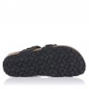 Sandalias Planas Inter-bios 7212 Mujer Negro