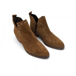 Botines de Tacón Mujer Zapp 3504 Cuero