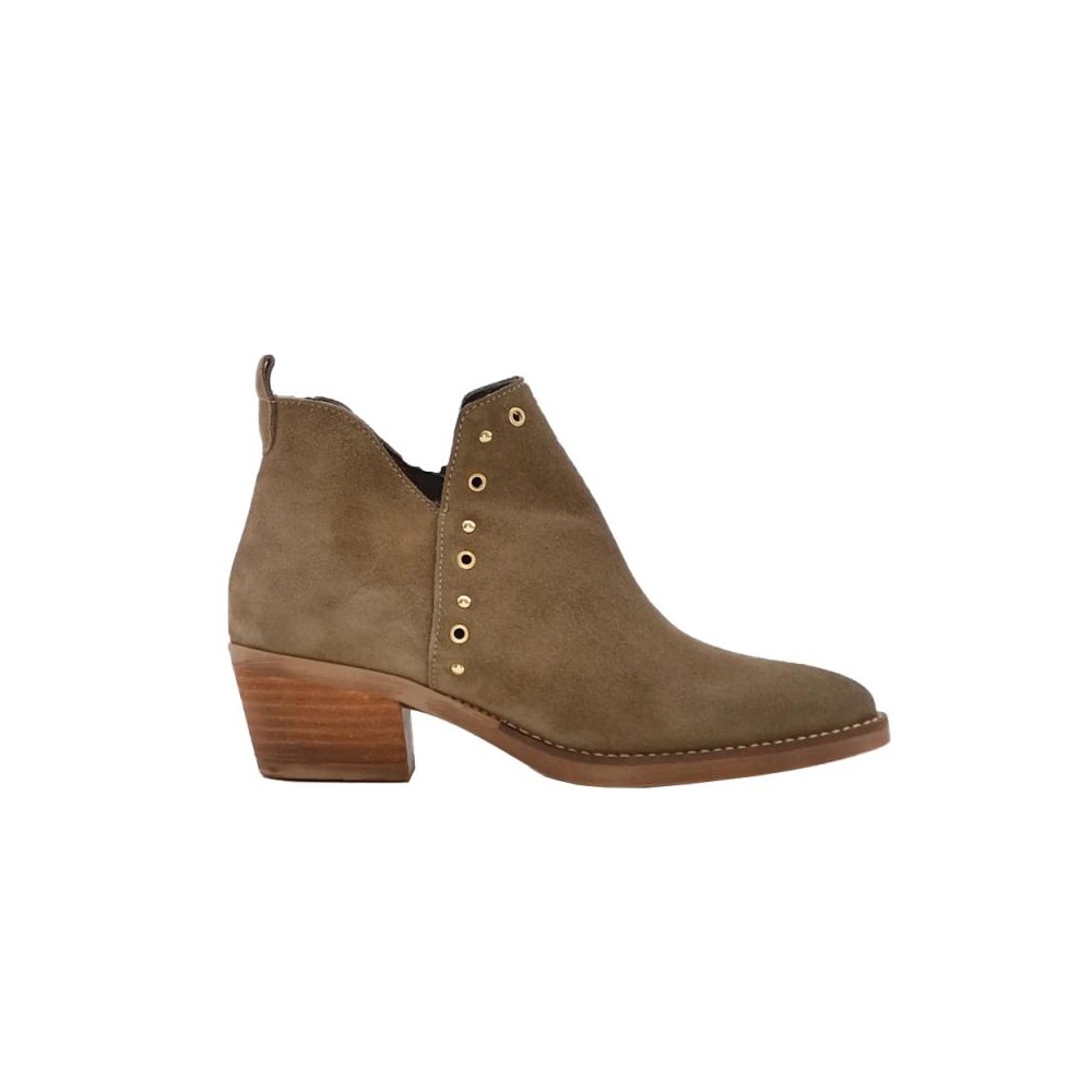 Botines de Tacón Mujer Zapp 3504 Taupe