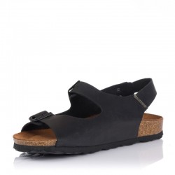 Sandalias Planas Inter-bios 7112 Mujer Negro
