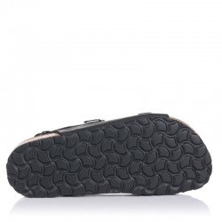 Sandalias Planas Inter-bios 7112 Mujer Negro