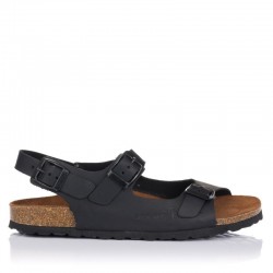 Sandalias Planas Inter-bios 7112 Mujer Negro