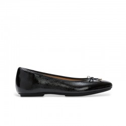 Bailarinas Mujer Fitflop Delicato Bow Textured Patent Negro