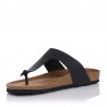 Sandalias Planas Inter-bios 9510 Hombre Negro