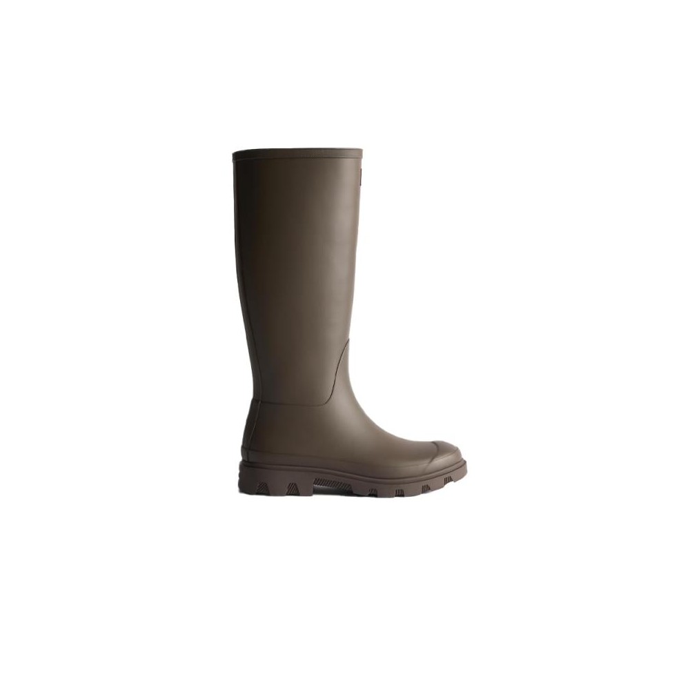 Botas de Agua Mujer Hunter Botas Altas Downpour Marrón Marron