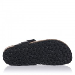 Sandalias Planas Inter-bios 9510 Hombre Negro