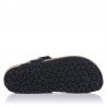 Sandalias Planas Inter-bios 9510 Hombre Negro