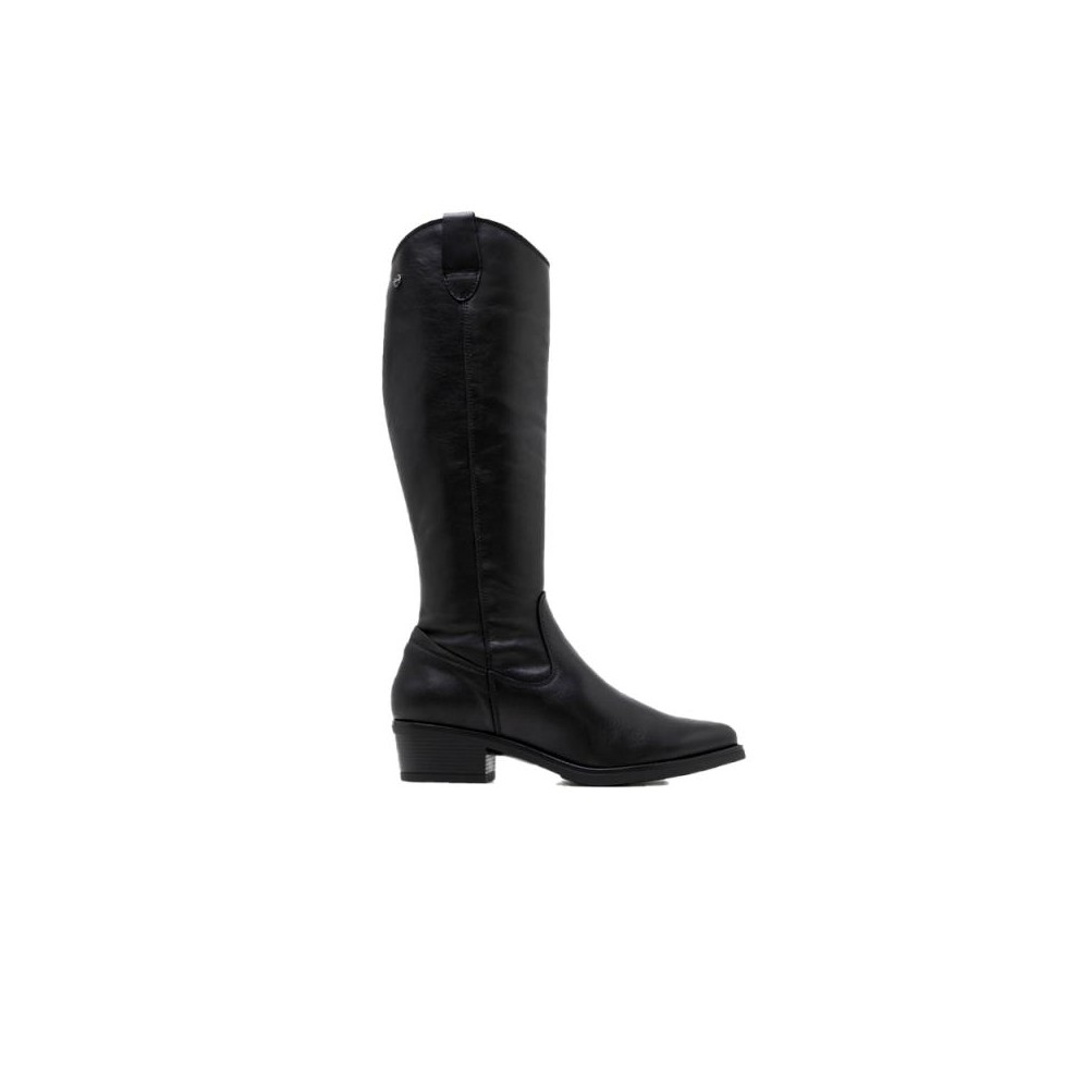 Botas Planas Mujer Porronet 4844 Negro
