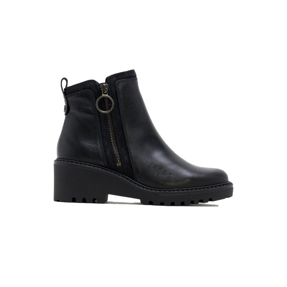 Botines Planos Mujer Porronet 4866 Negro