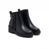Botines Planos Mujer Porronet 4866 Negro