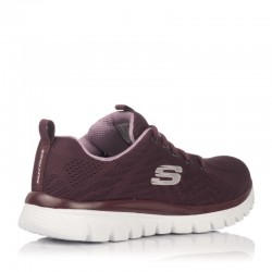 Sneakers Skechers 12615 Mujer Burdeos