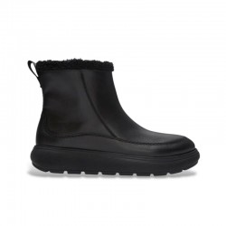 Botines Planos Mujer Fitflop W Iq-Comff Leather Negro