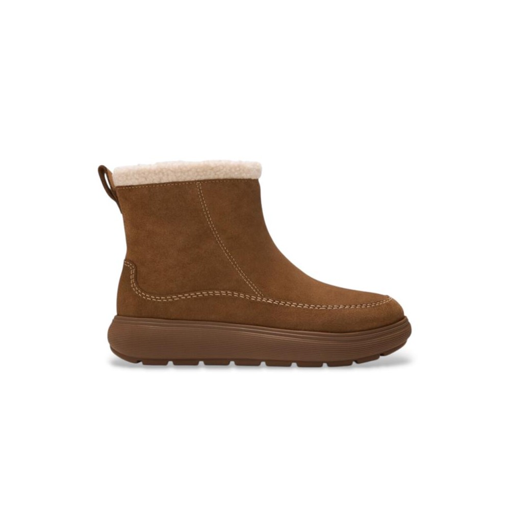 Botines Planos Mujer Fitflop W Iq-Comff Leather Cuero