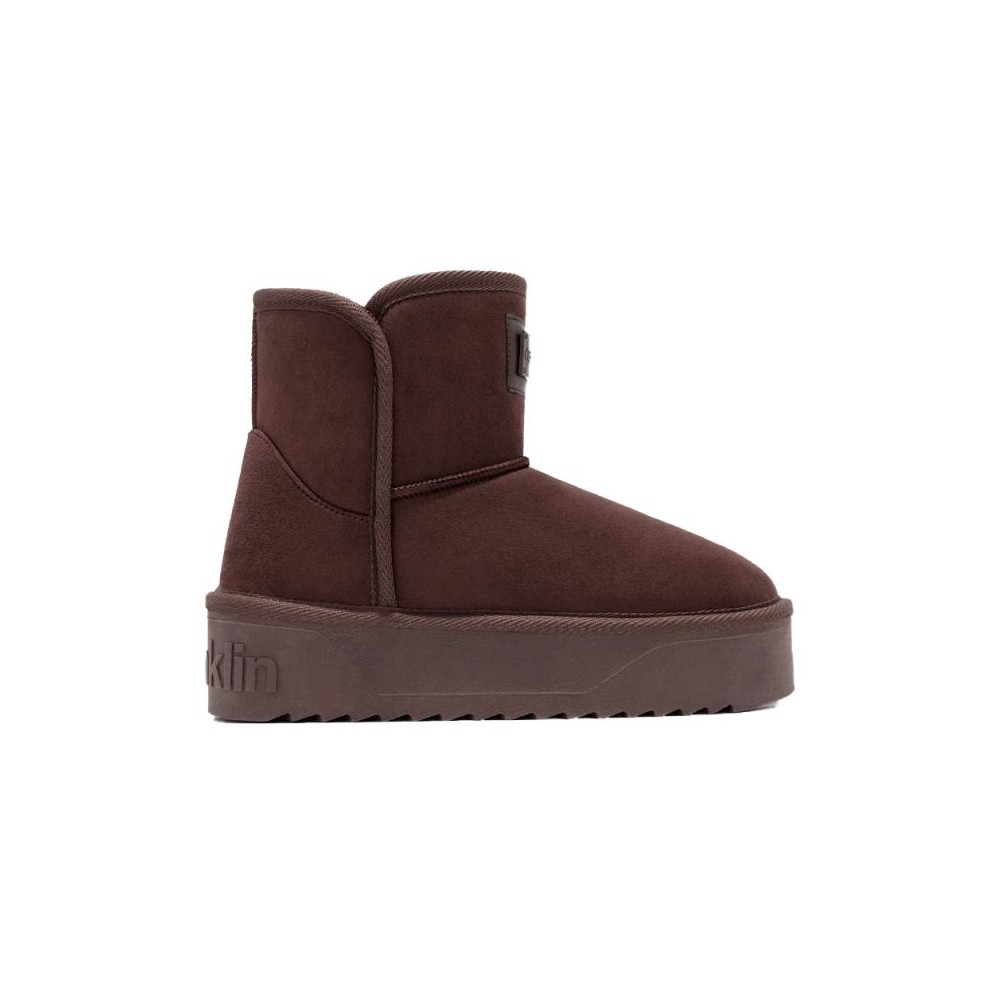 Botines Planos Mujer D.franklin Nordic V.2 Basic Low Marron
