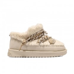 Botines Planos Mujer D.franklin Nordic Lite Sherpa Beig