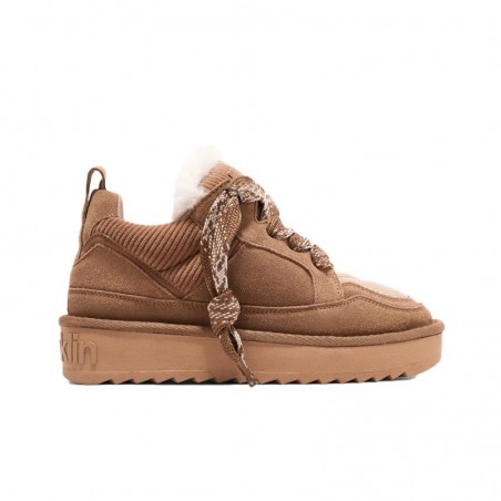 Sneakers Mujer D.franklin Nordic Snk Khaki Camel