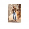 Sneakers Mujer D.franklin Nordic Snk Khaki Camel
