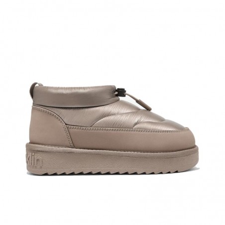 Botines Planos Mujer D.franklin Nordic Low Bomb Taupe