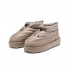 Botines Planos Mujer D.franklin Nordic Low Bomb Taupe