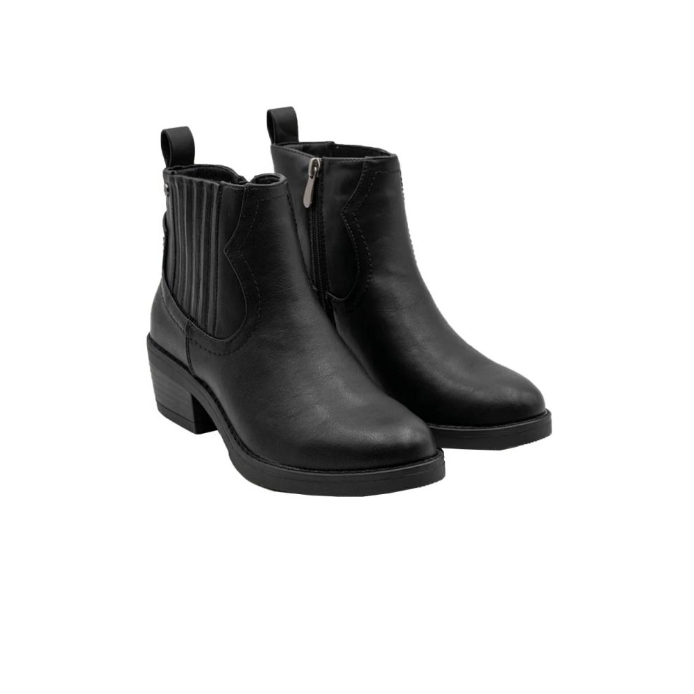 Botines de Tacón Mujer Mysoft 660 Negro