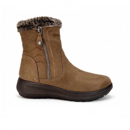 Botines Planos Mujer Mysoft 657 Taupe