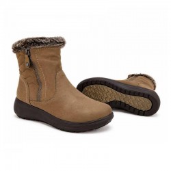 Botines Planos Mujer Mysoft 657 Taupe