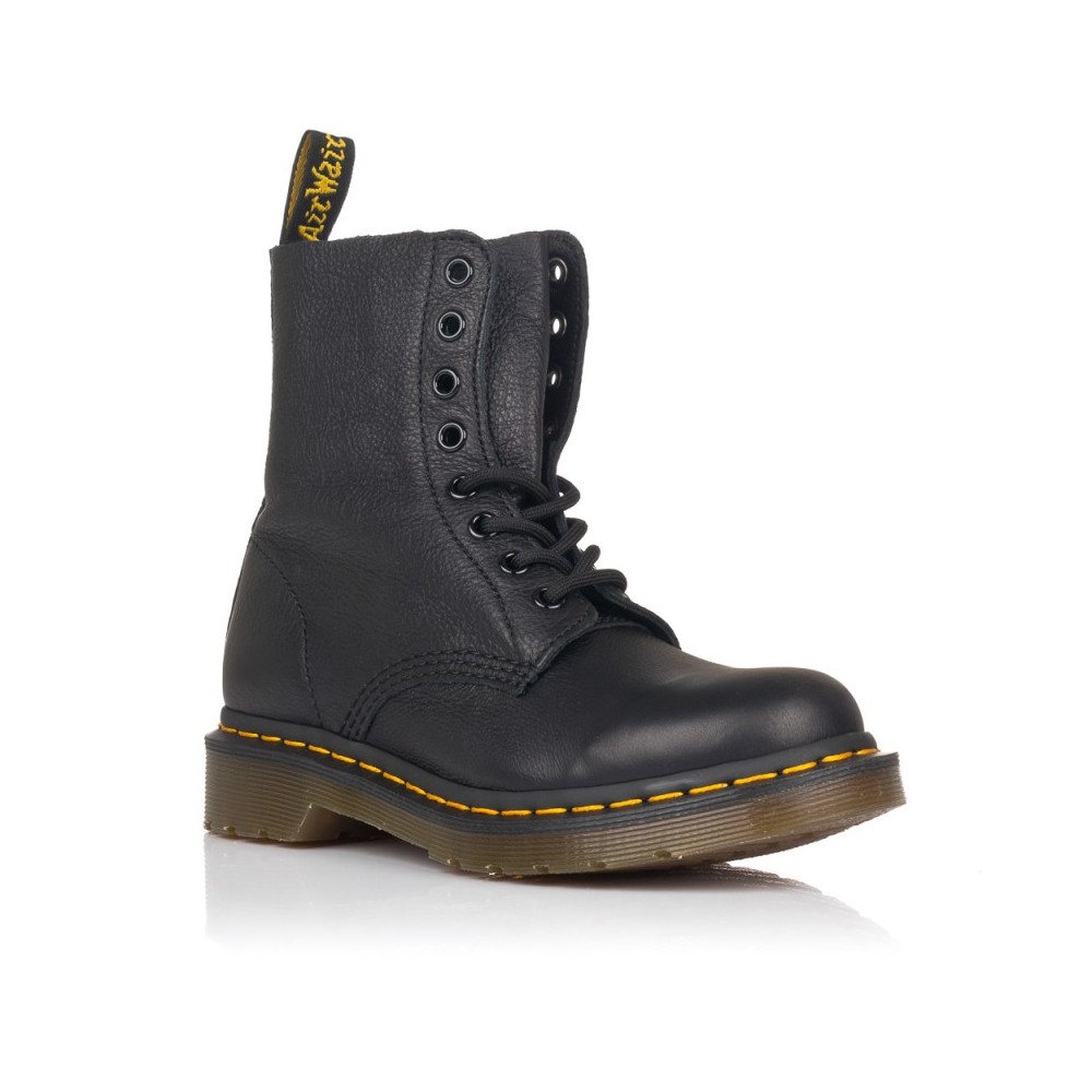 Botas Planas Dr. Martens Pascal 1460 Mujer Negro