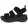 Sandalias Planas Skechers 119234 Mujer Negro