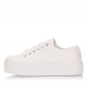Zapatillas Lona Victoria Barcelona Lona Mujer Blanco
