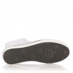 Zapatillas Lona Victoria Tribu Doble Botin Mujer Blanco