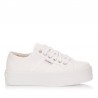 Zapatillas Lona Victoria Barcelona Lona Mujer Blanco