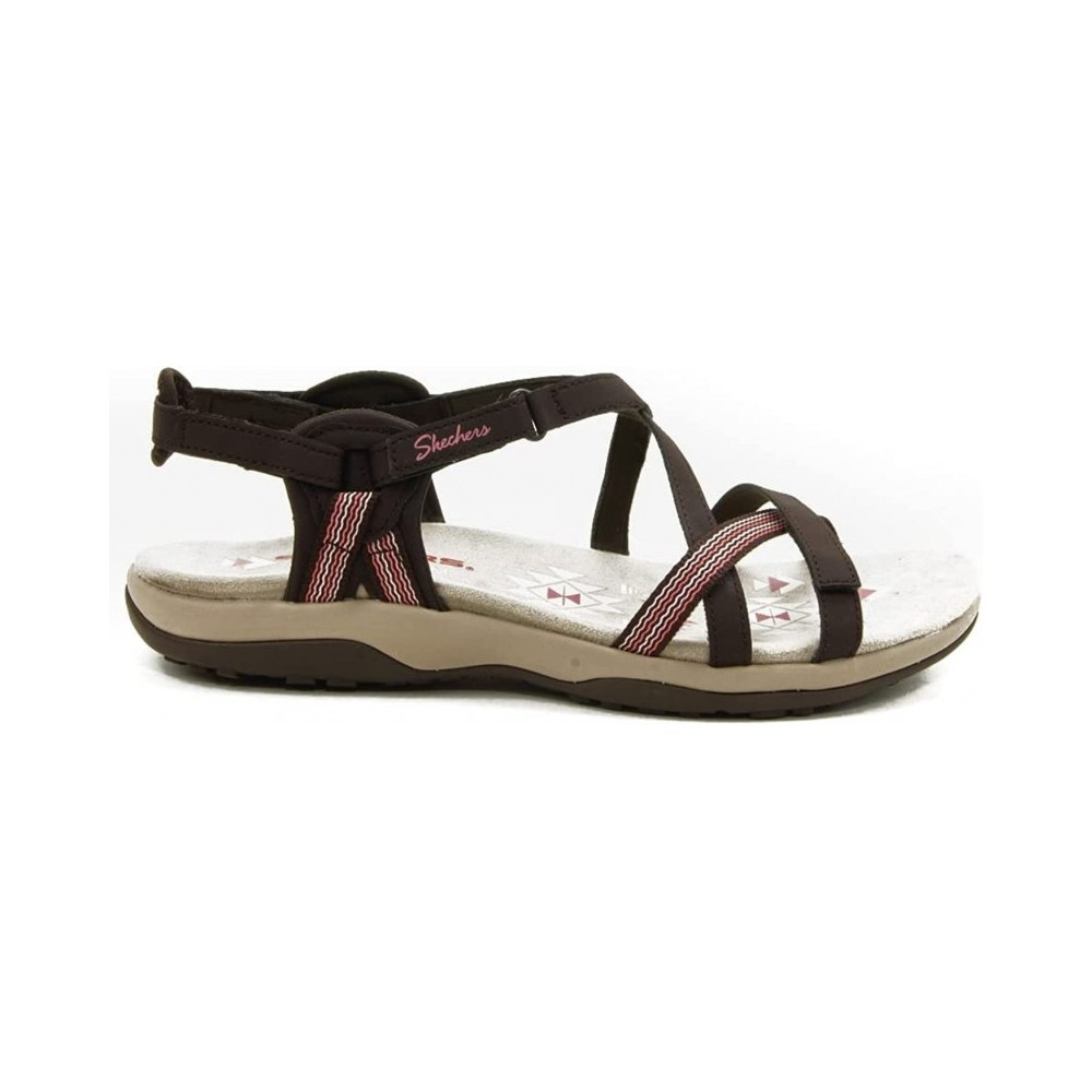 Sandalias Planas Skechers 163115 Mujer Marron