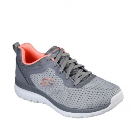 Sneakers Skechers Bountiful-quick Path Mujer Gris