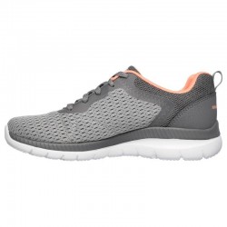 Sneakers Skechers Bountiful-quick Path Mujer Gris