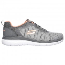 Sneakers Skechers Bountiful-quick Path Mujer Gris